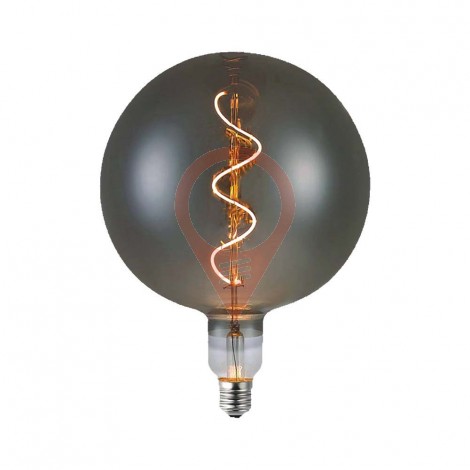 LED Bulb 4W Filament Spiral G200S 2700K Smoky Glass