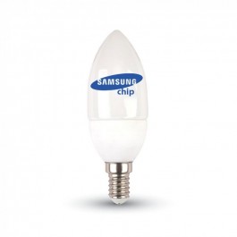 LED Крушка - SAMSUNG ЧИП 4.5W E14 A++ Кендъл Топла светлина