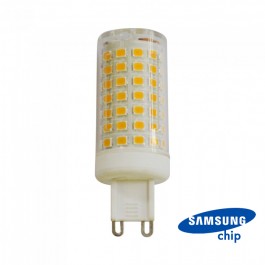 LED Крушка - 7W  G9  Пластик  4000K 