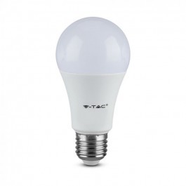 LED Крушка 9.5W E27 A60 Пластик 6400K 160 lm/W