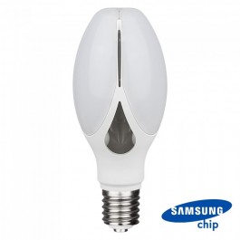 LED Крушка - SAMSUNG Чип 36W E27 Olive Lamp Топло бяла светлина