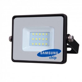 10W LED Прожектор SMD  SAMSUNG ЧИП Черно Тяло Студено бяла светлина