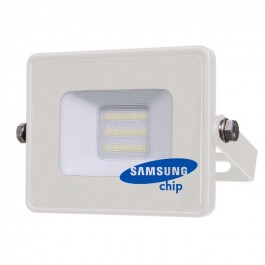 10W LED Прожектор SMD  SAMSUNG ЧИП Бяло Тяло Студено бяла светлина