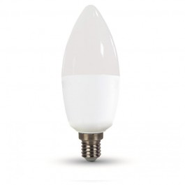 LED Крушка - 5.5W E14 Тип Свещ Бяла светлина