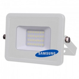 20W LED Прожектор SMD  SAMSUNG ЧИП Бяло Тяло Студено бяла светлина