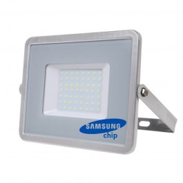 50W LED Прожектор SAMSUNG ЧИП SMD Сиво Тяло 6400К