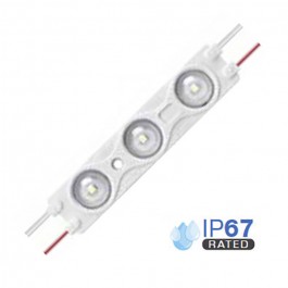 LED Модул 1.5W 2835 SMD Троен IP67, Зелена светлина