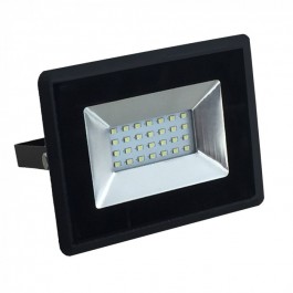 20W LED Прожектор  Черно Тяло Бяла светлина 