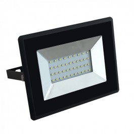 30W LED Прожектор Е-Series Черно Тяло Бяла светлина 