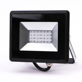 20W LED Прожектор E-Series Черно Тяло Син IP65