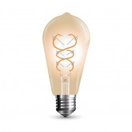 LED Тип Крушка - 5W Винтидж E27 Топло бяла светлина