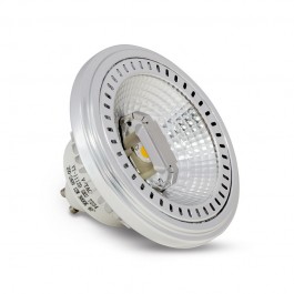 LED Крушка - AR111 GU10 40° 12W 12V Топло бяла светлина Димираща