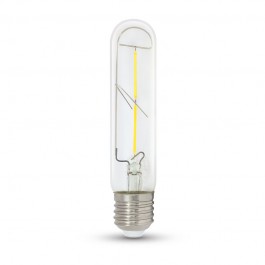 LED Крушка 2W T30 E27 Filament Топло бяла светлина