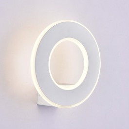 9W LED Стенна Лампа Бяло Тяло IP20 Топло бяла светлина
