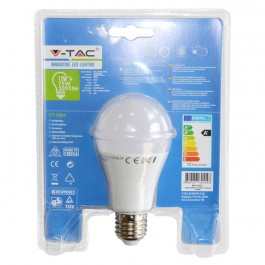 LED Крушка - 12W E27 A60 Термо Пластик Топло бяло Blister Pack