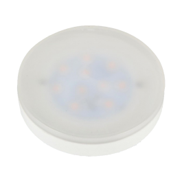 LED Крушка - 7W GX53 Пластик Бяла Светлина 