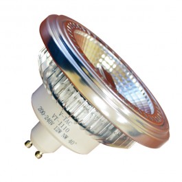 LED Крушка - AR111 GU10 40° 12W 12V Бяла светлина